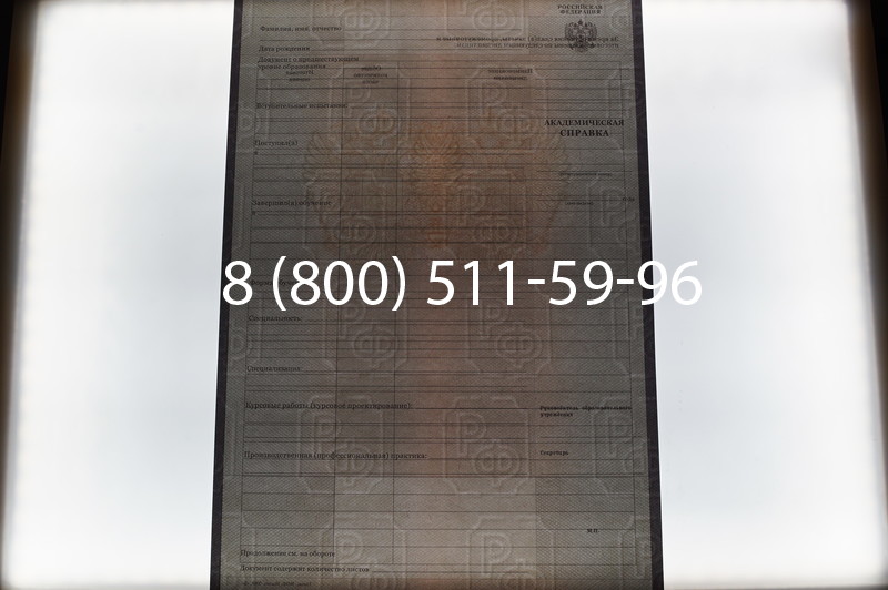 Купить Академическая справка образца 2010-2011 год для колледжа в Воронеже