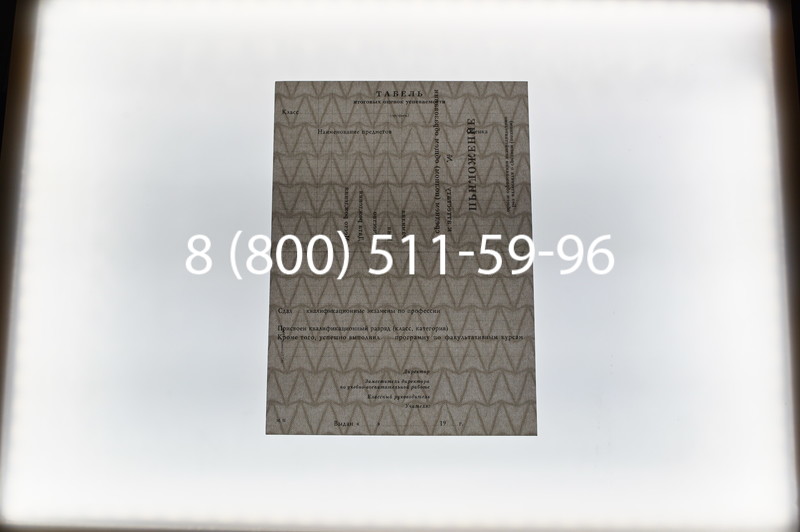 Купить Аттестат за 11 класс 1994-2006 годов в Воронеже