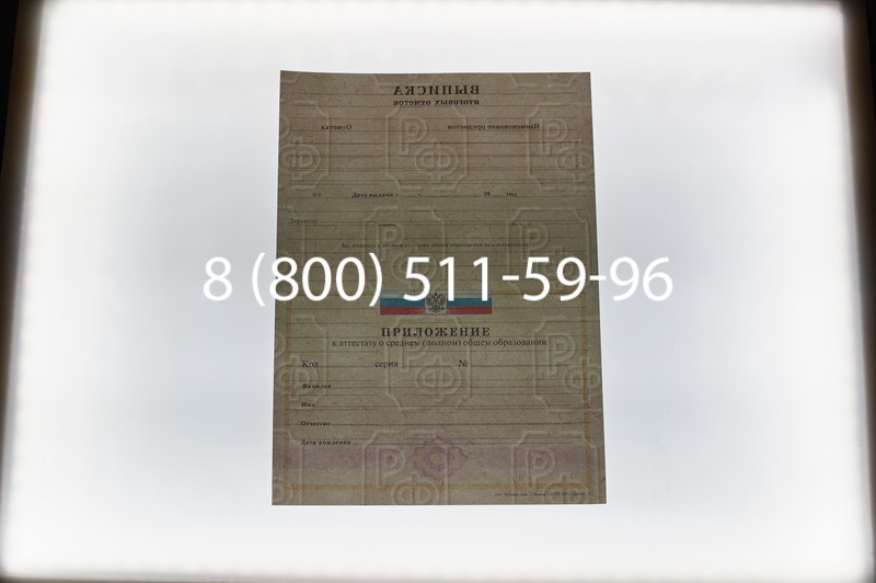 Заказать Аттестат за 11 класс 2007-2010 годов в Воронеже