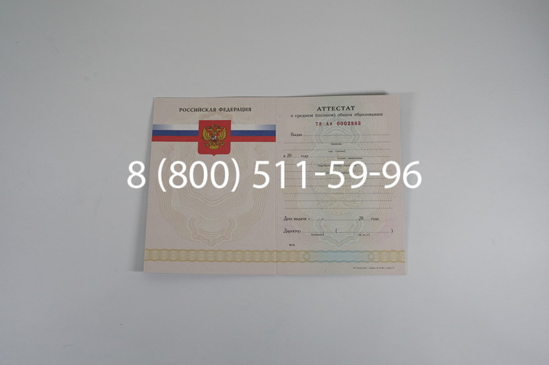 Заказать Аттестат за 11 класс 2007-2010 годов в Воронеже