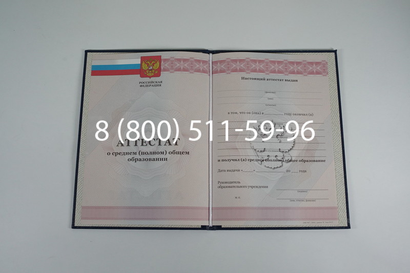 Аттестат за 11 класс 2011-2013 годов в Воронеже