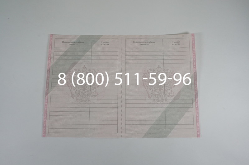 Аттестат за 11 класс 2011-2013 годов в Воронеже