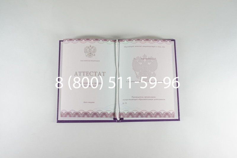 Заказать Аттестат за 9 класс 2014-2026года в Воронеже