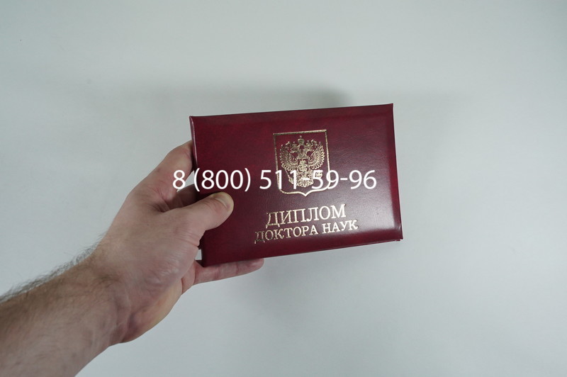 Диплом доктора наук 2007 в Воронеже