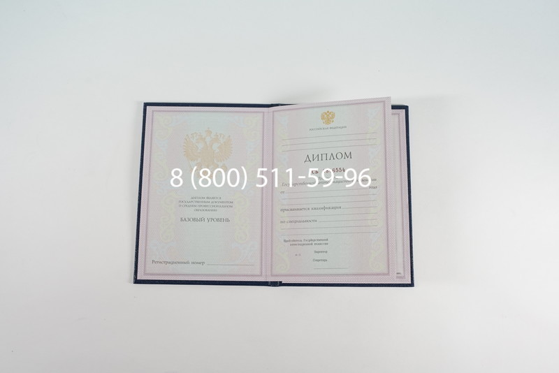 Диплом колледжа 1997-2002 годов в Воронеже