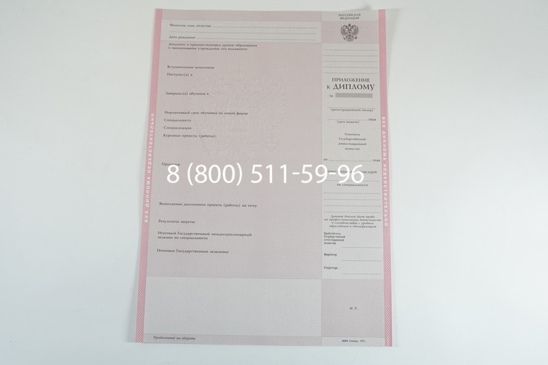 Диплом колледжа 1997-2002 годов в Воронеже