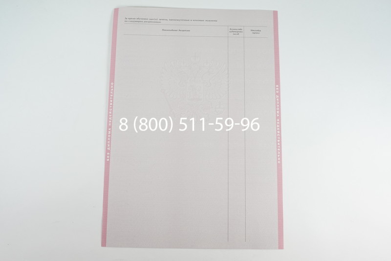 Диплом колледжа 1997-2002 годов в Воронеже