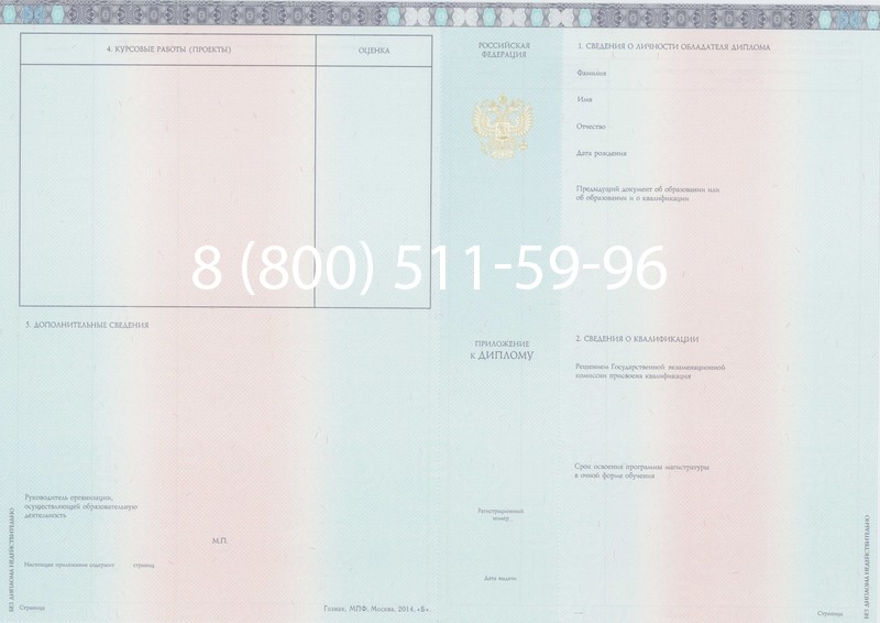 Заказать Диплом магистра 2014-2026 года в Воронеже