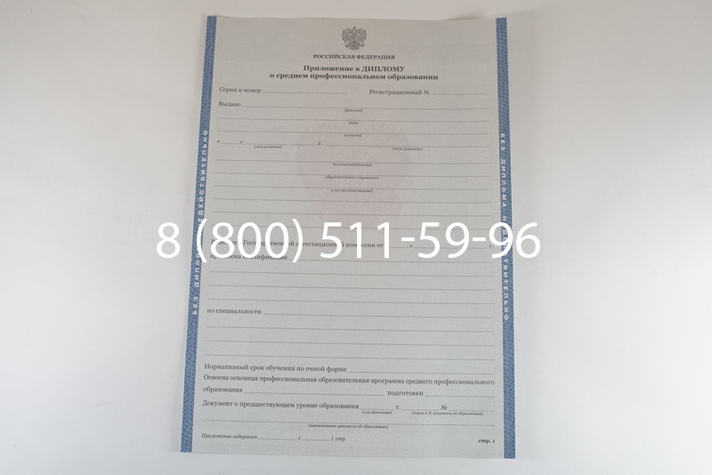 Диплом о среднем образовании 2011-2013 годов в Воронеже