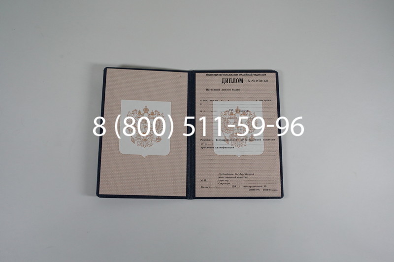 Заказать Диплом ПТУ 1995-2006 годов в Воронеже