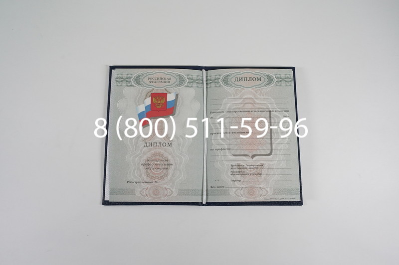 Диплом ПТУ 2007-2010 годов в Воронеже