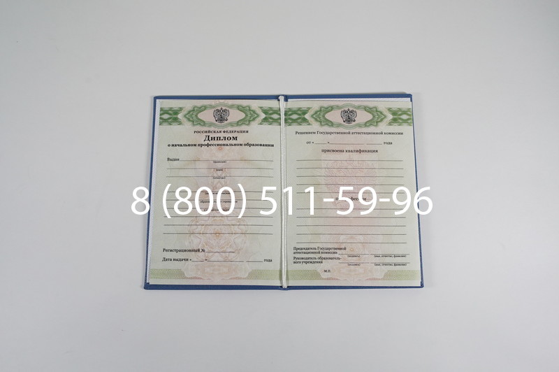 Диплом ПТУ 2014-2026 года в Воронеже