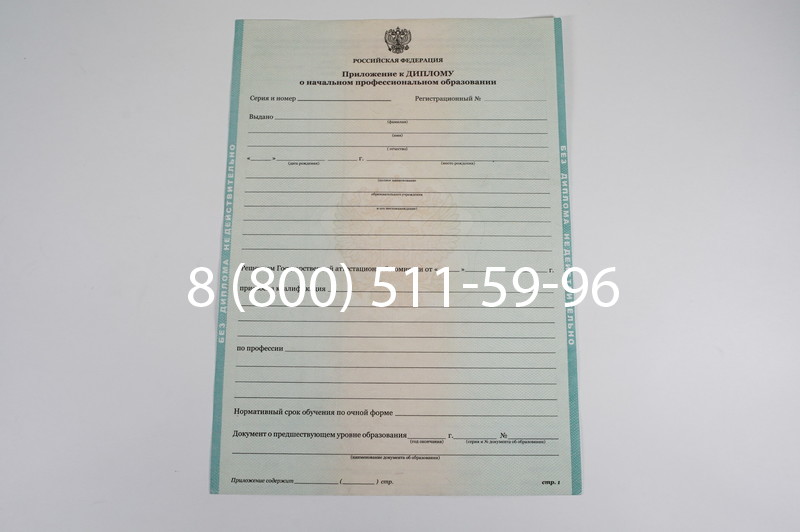 Диплом ПТУ 2014-2026 года в Воронеже