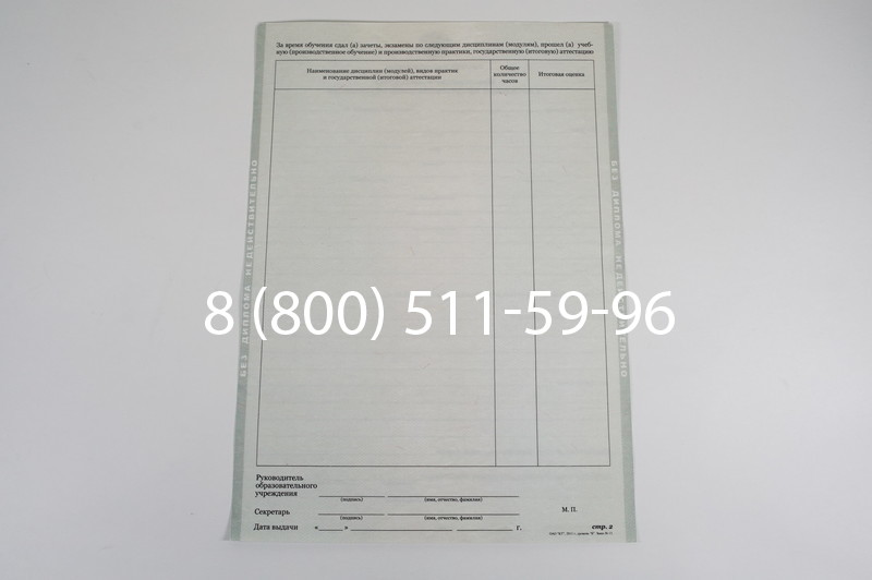 Диплом ПТУ 2014-2026 года в Воронеже