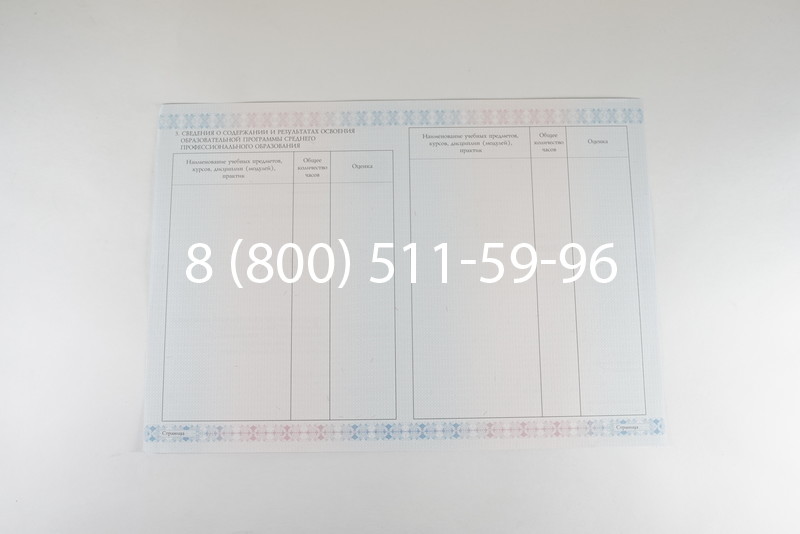 Диплом техникума 2014-2026 года в Воронеже