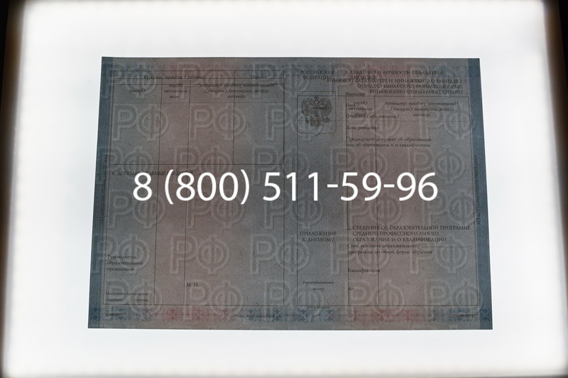 Заказать Диплом техникума 2014-2026 года в Воронеже