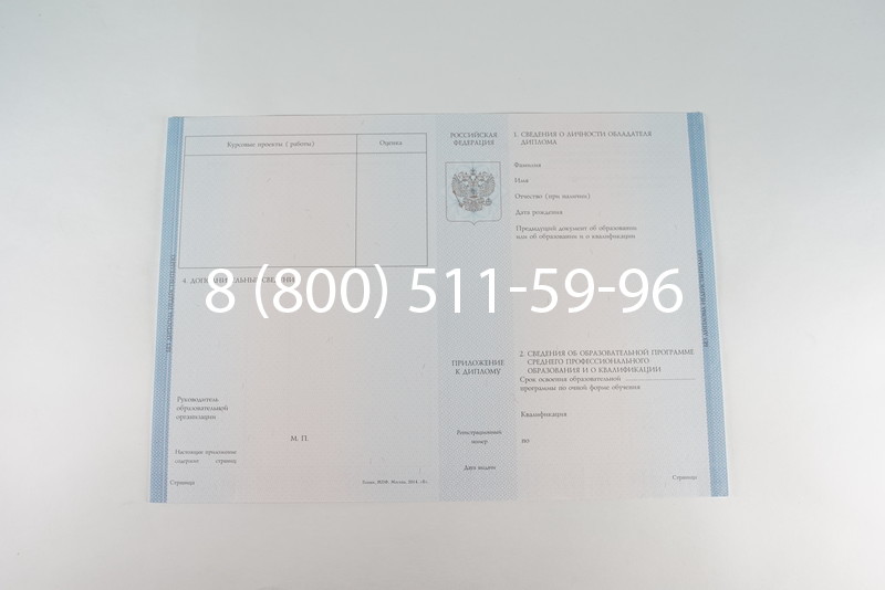 Диплом техникума 2014-2026 года в Воронеже