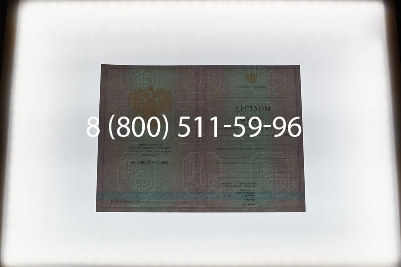 Заказать Диплом техникума 2003-2006 годов в Воронеже