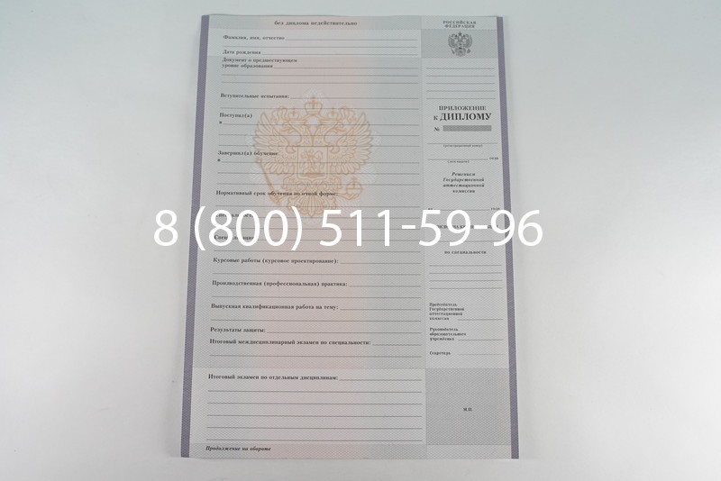 Диплом техникума 2007-2010 годов в Воронеже