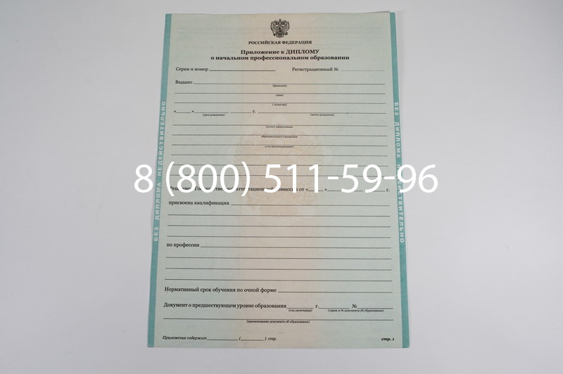 Диплом училища 2010 год в Воронеже