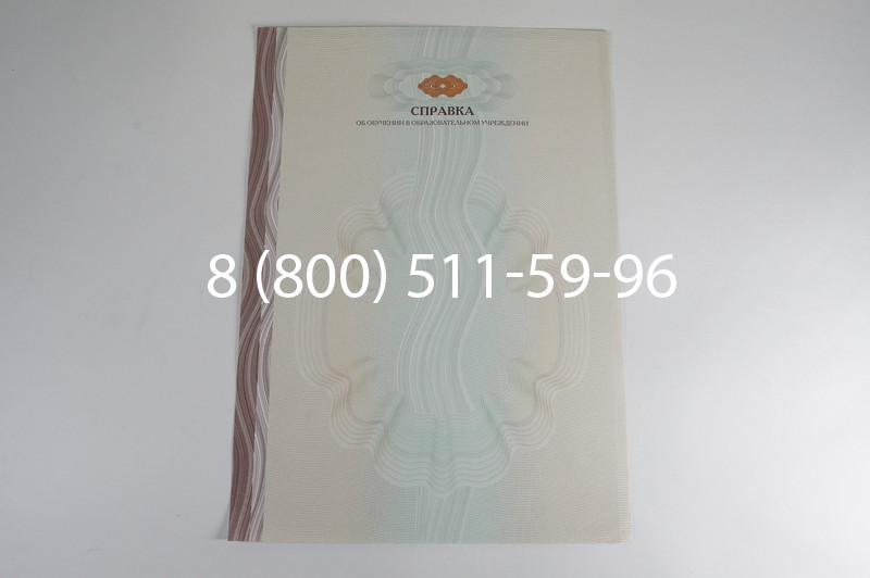 Заказать Справка об обучении в Воронеже